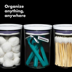 POP Round Canister 3-Piece Mini Bath Set (0.6 Qt)