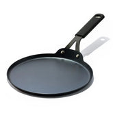Obsidian Carbon Steel 10-Inch Crêpe Pan with Silicone Sleeve