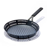 OXO Obsidian Outdoor Carbon Steel 12-Inch Perforated Frypan