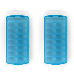 No-Spill Ice Cube Tray - 2 Pack