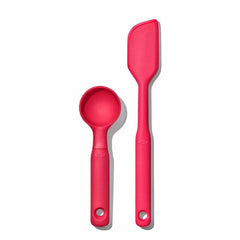 Silicone Cookie Scoop & Small Spatula Set