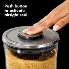 Steel 3-Piece POP Round Canister Graduated Set