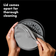 Steel 3-Piece POP Round Canister Graduated Set