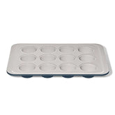 Non-Stick Pro Ceramic Coated Metal Bakeware 12 Cup Muffin Pan – Storm Blue
