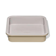 Non-Stick Pro Ceramic Coated Metal Bakeware 9" Square Cake Pan - Biscuit