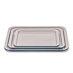 Non-Stick Pro Ceramic Coated Metal Bakeware 3Pc Set - Storm Blue