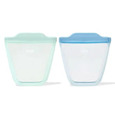 Tot Silicone Reusable Bag - 2-Piece Stand-Up Cup Set