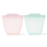 Tot Silicone Reusable Bag - 2-Piece Stand-Up Cup Set