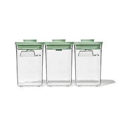 3-Piece POP Container Set with Mini Scoops - Limited Edition Pistachio