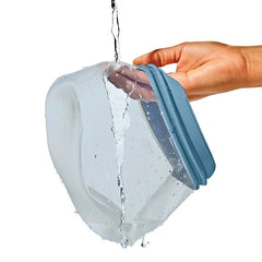 Silicone Reusable Bag  Stand-Up Half Gallon (64 oz) - Blue