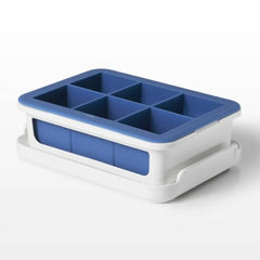 Covered Silicone Ice Cube Tray-Large Cube