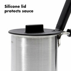 Grilling Basting Pot and Brush Set
