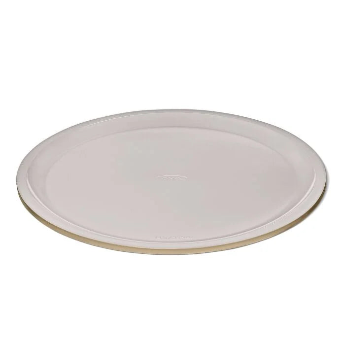 Non-Stick Pro Ceramic Coated Metal Bakeware 14" Pizza Pan - Biscuit