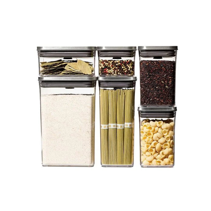 Steel 6-Piece POP Container Set