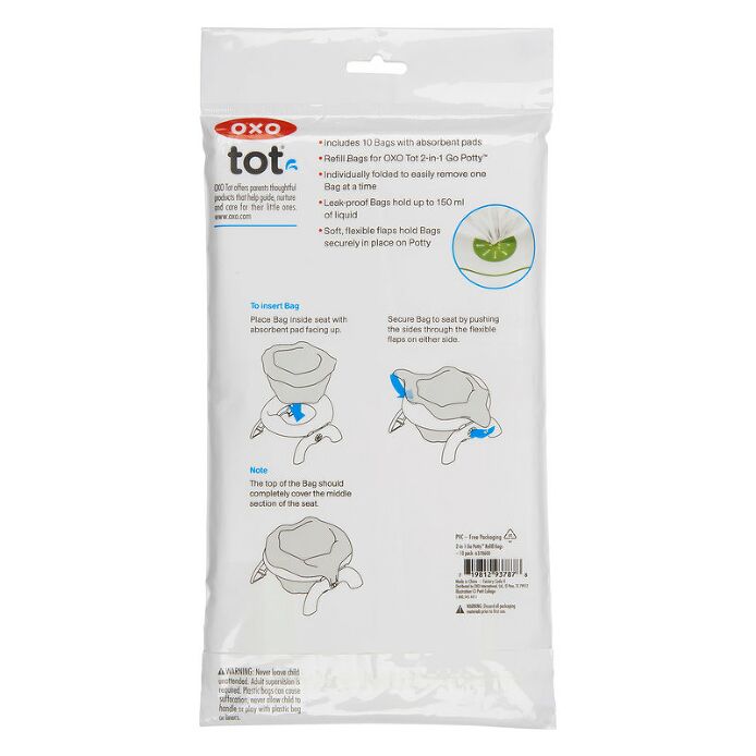 2-in-1 Go Potty™ Refill Bags - 10 Pack