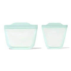 Tot Silicone Reusable Bags – 2 Piece Mixed Snack Set