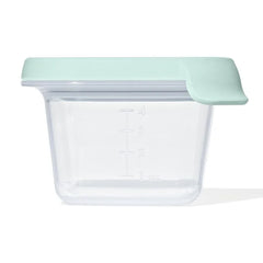 Silicone Baby Blocks Food Storage Containers (4 oz) - Opal